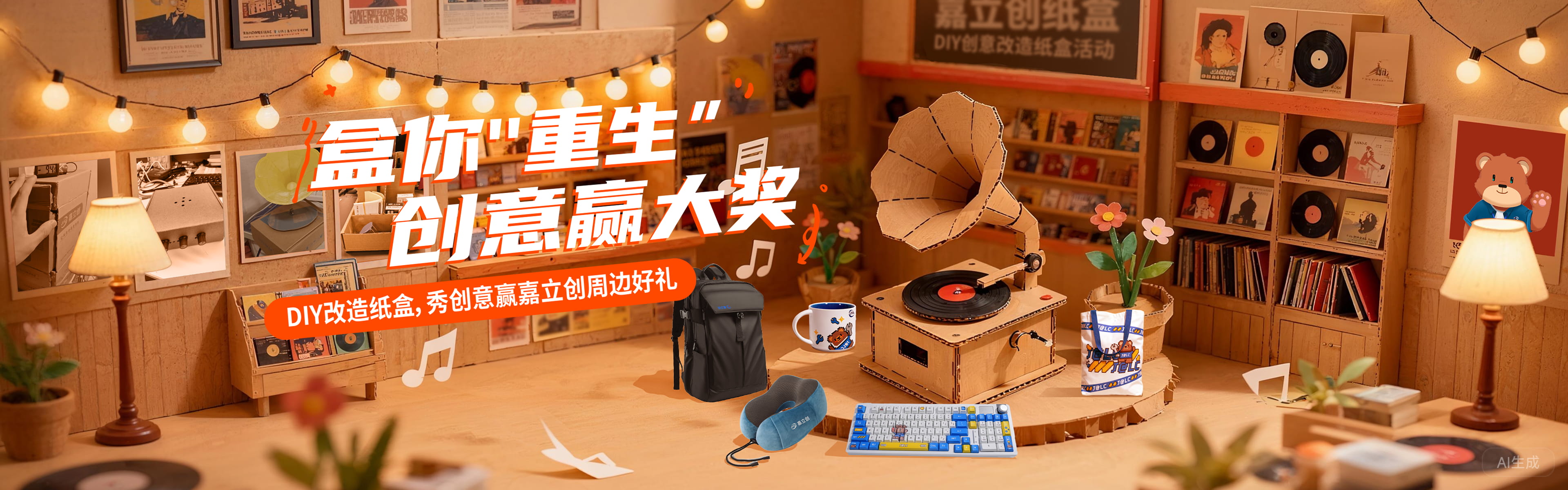 纸盒DIY改造活动