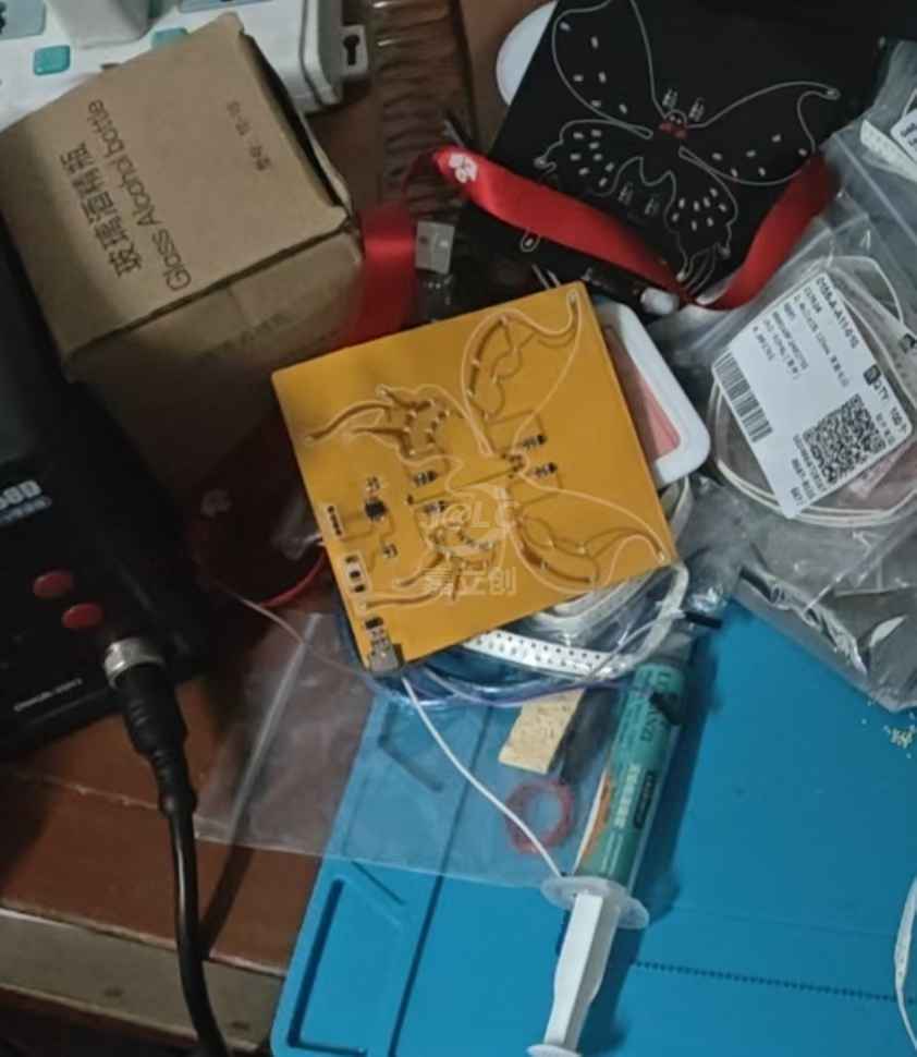 哇塞 真的非常不错  我打算让这只蝴蝶飞起来 有了fpc软板免费打样真的很好