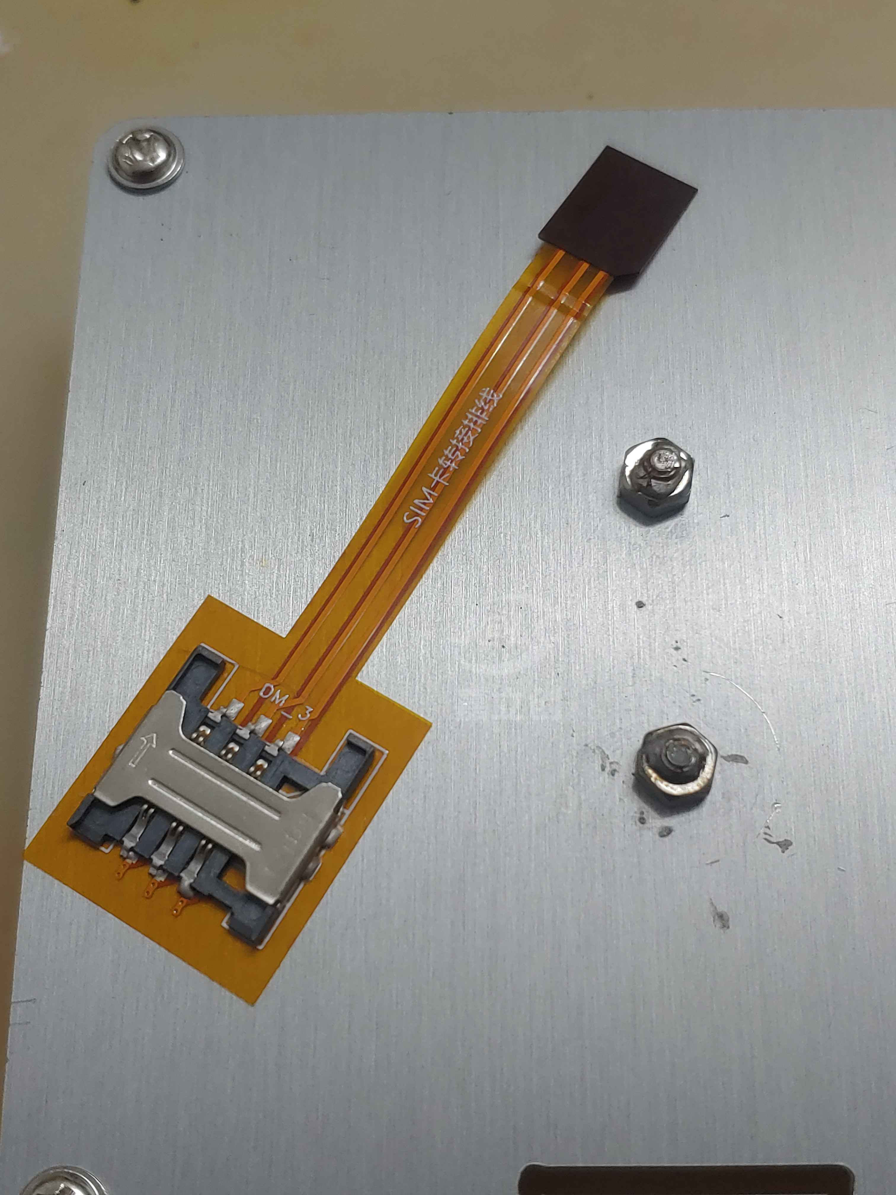 首次fpc打样，SIM卡转接排线，镀金，补强，做工精美，非常nice。