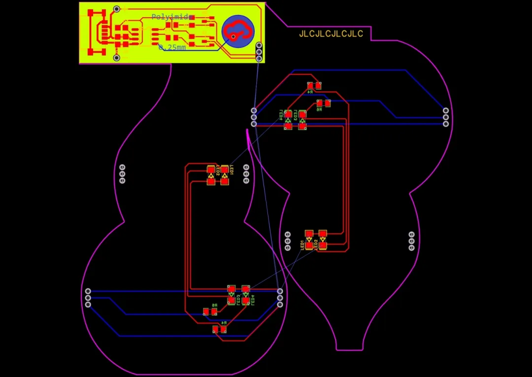 用FPC做了个会发光的葫芦娃，新年氛围感拉满！
